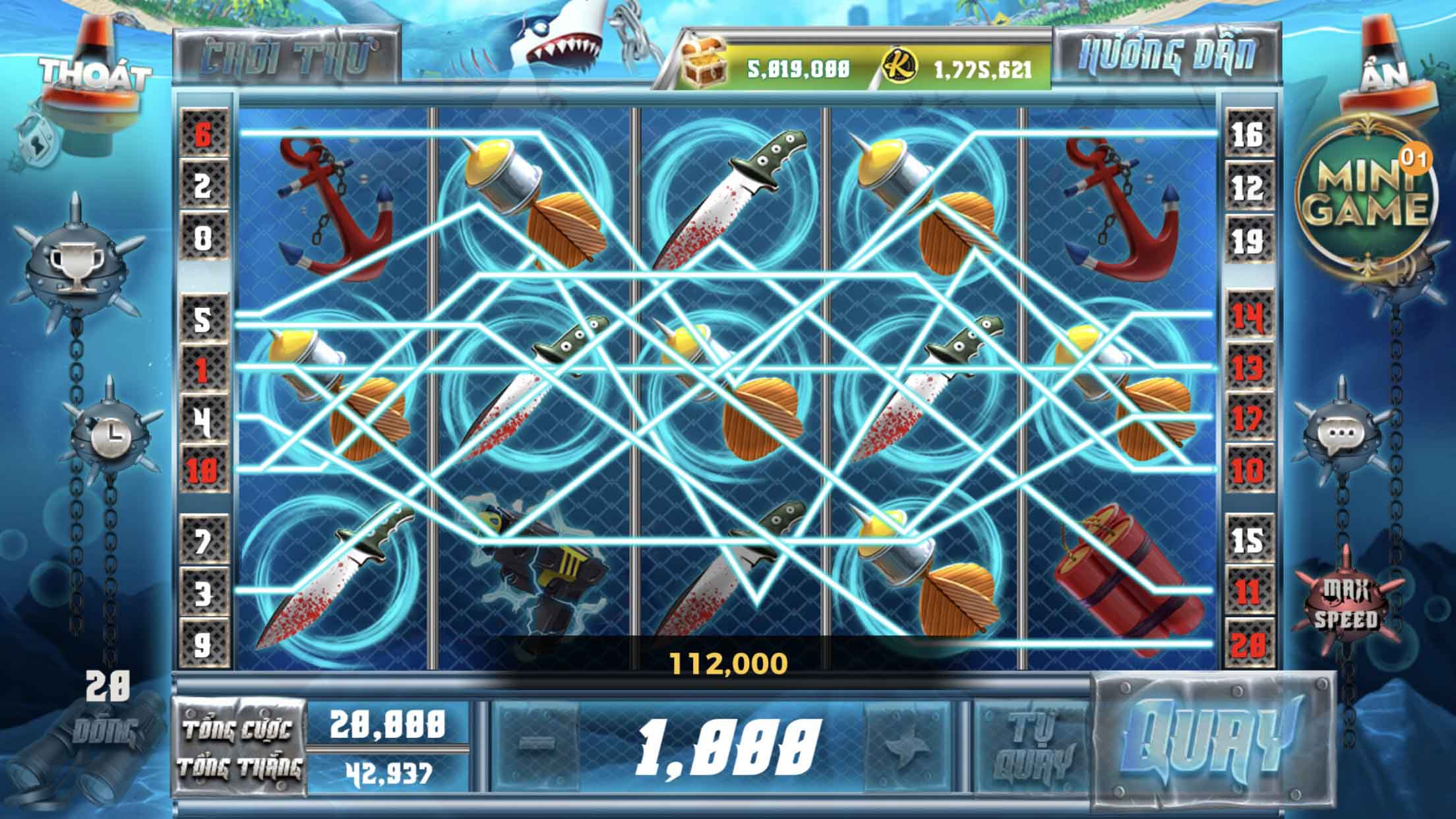 Giới thiệu về Slot game Săn Cá Mập tại cổng game Kingfun